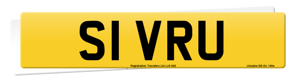 Registration number S1 VRU